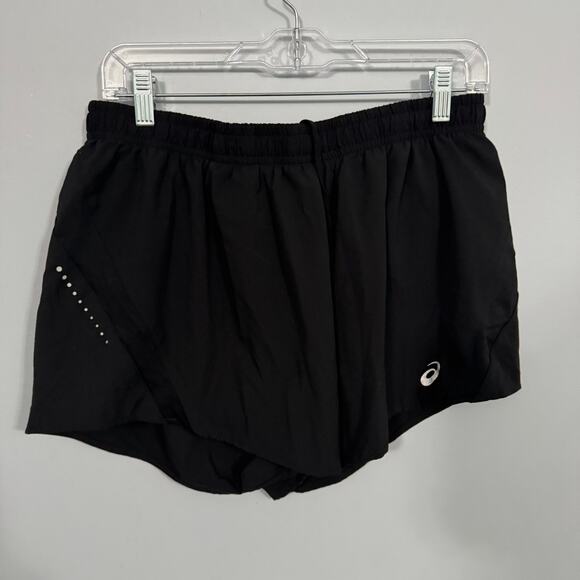 Asics MotionDry Athletic Shorts w/ Small Hidden Pocket Women's Size XL Black - Picture 1 of 7
